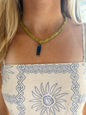 Coastal Charm Fish Necklace- Green