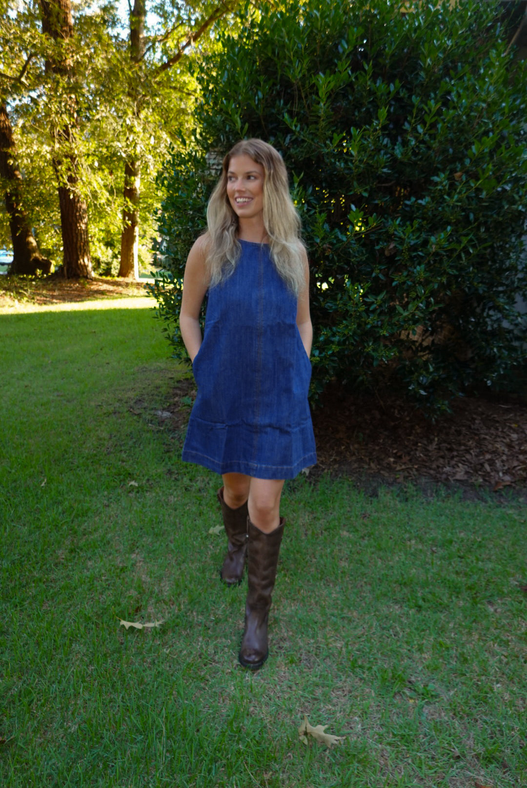 The Hadley Denim Dress