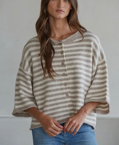 Beaufort Quarter Sleeve Cardigan