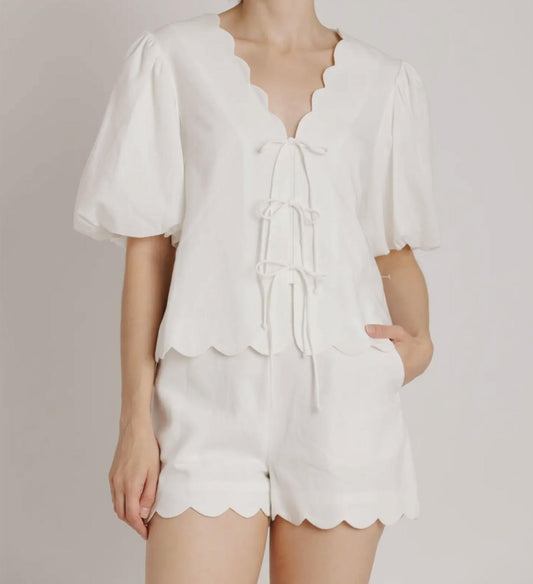 Seabrook Scallop Top
