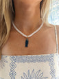 Coastal Charm Fish Necklace- White